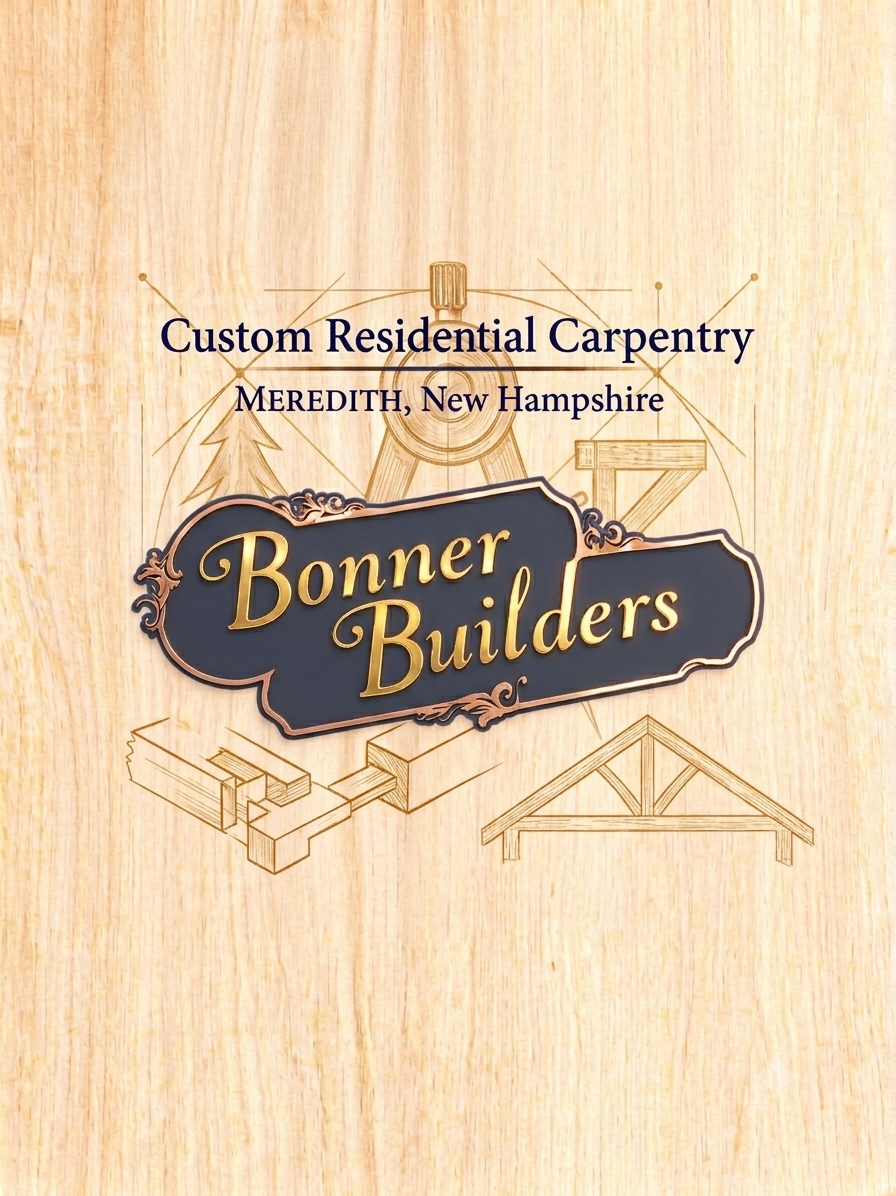 Custom residential carpentry by Bonner Builders